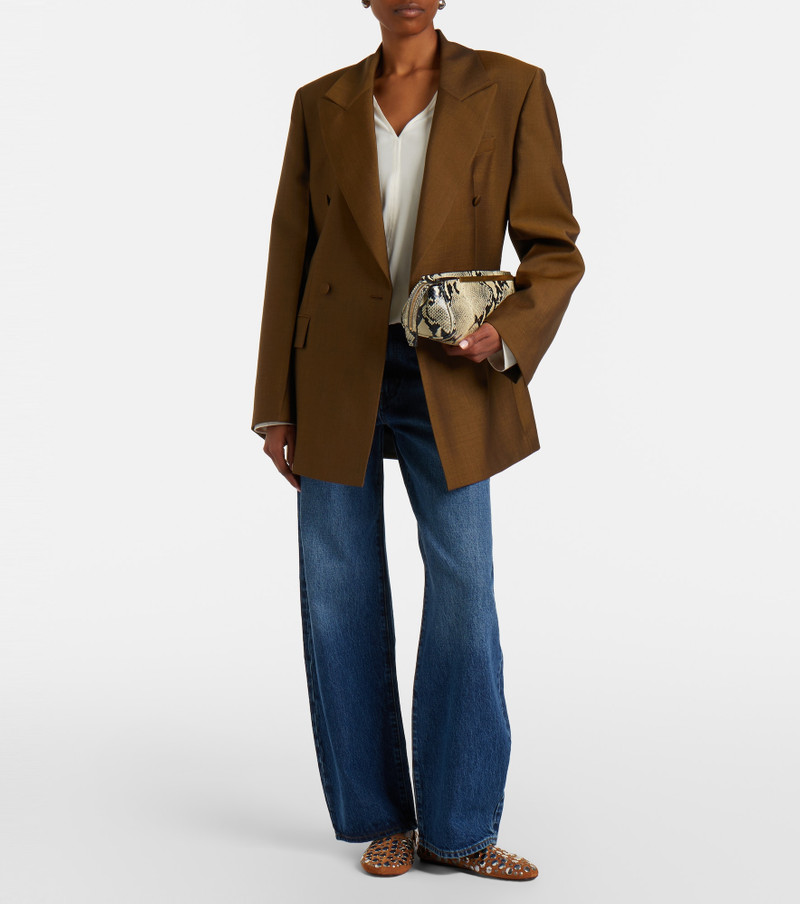 FRAME The Bow barrel-leg jeans outlook