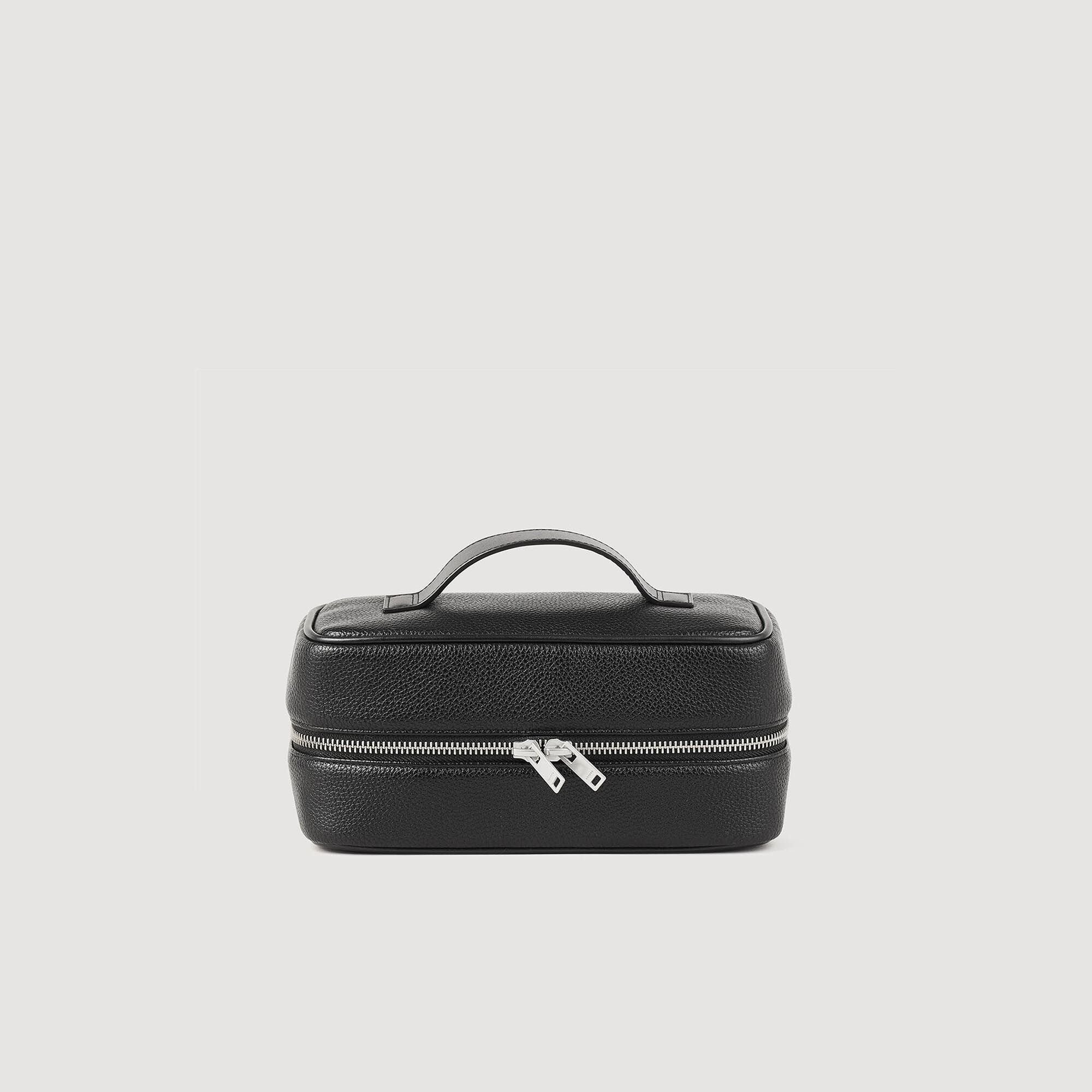 TOILETRY BAG IN GRAINED FABRIC - 5