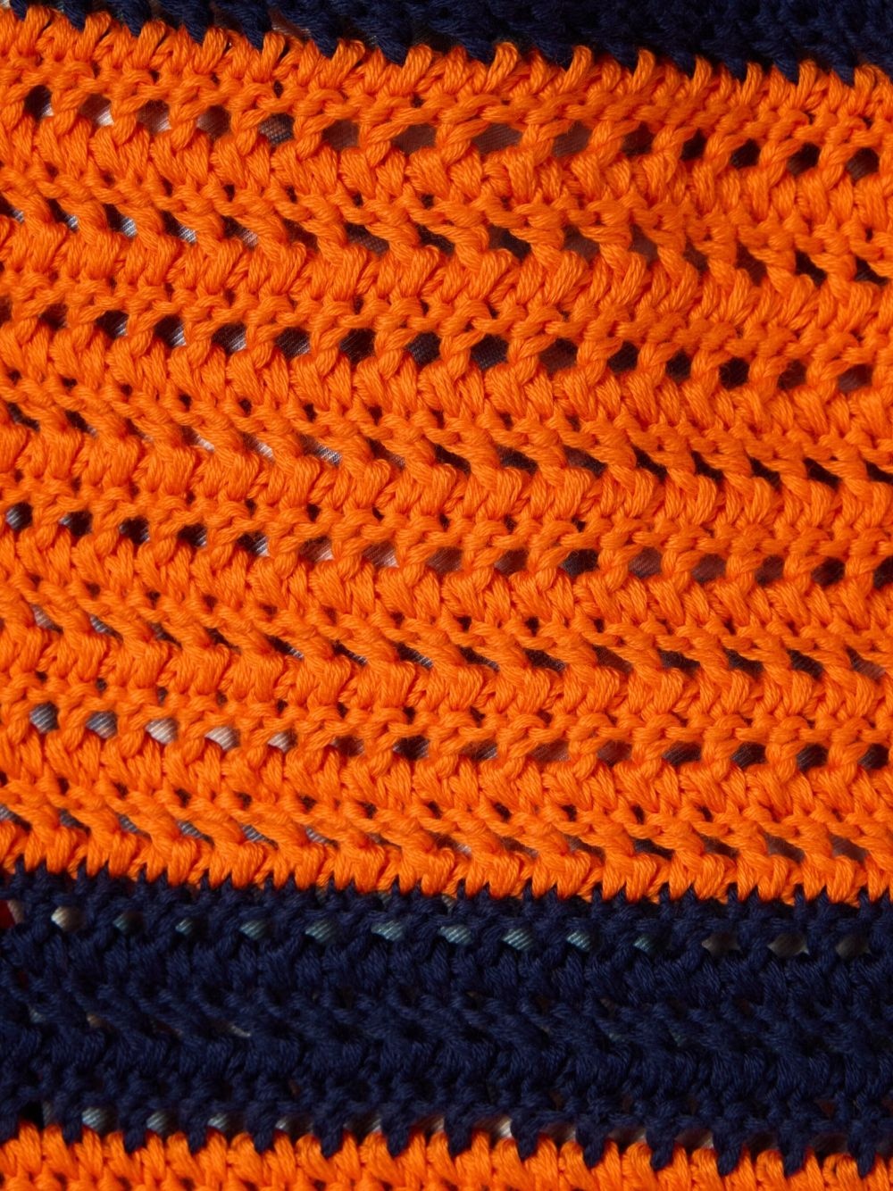 striped crochet shorts - 5