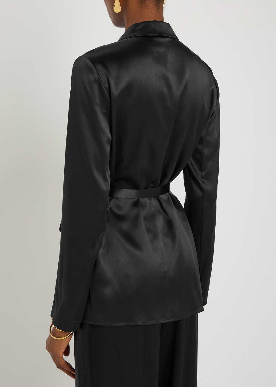 Joseph Joubert Silk Double-breasted Blazer - 3