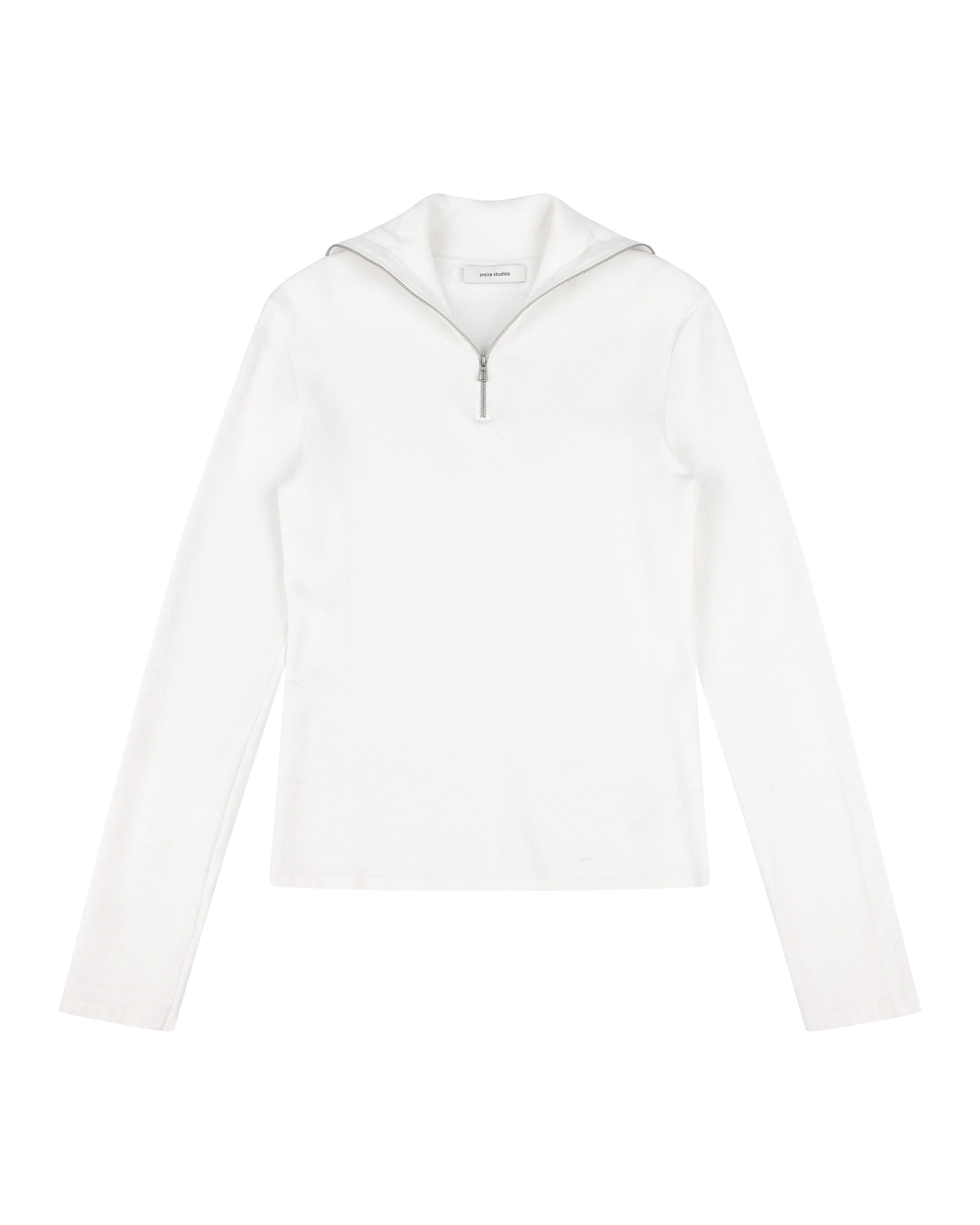 ZIP UP TURTLENECK IVORY - 5