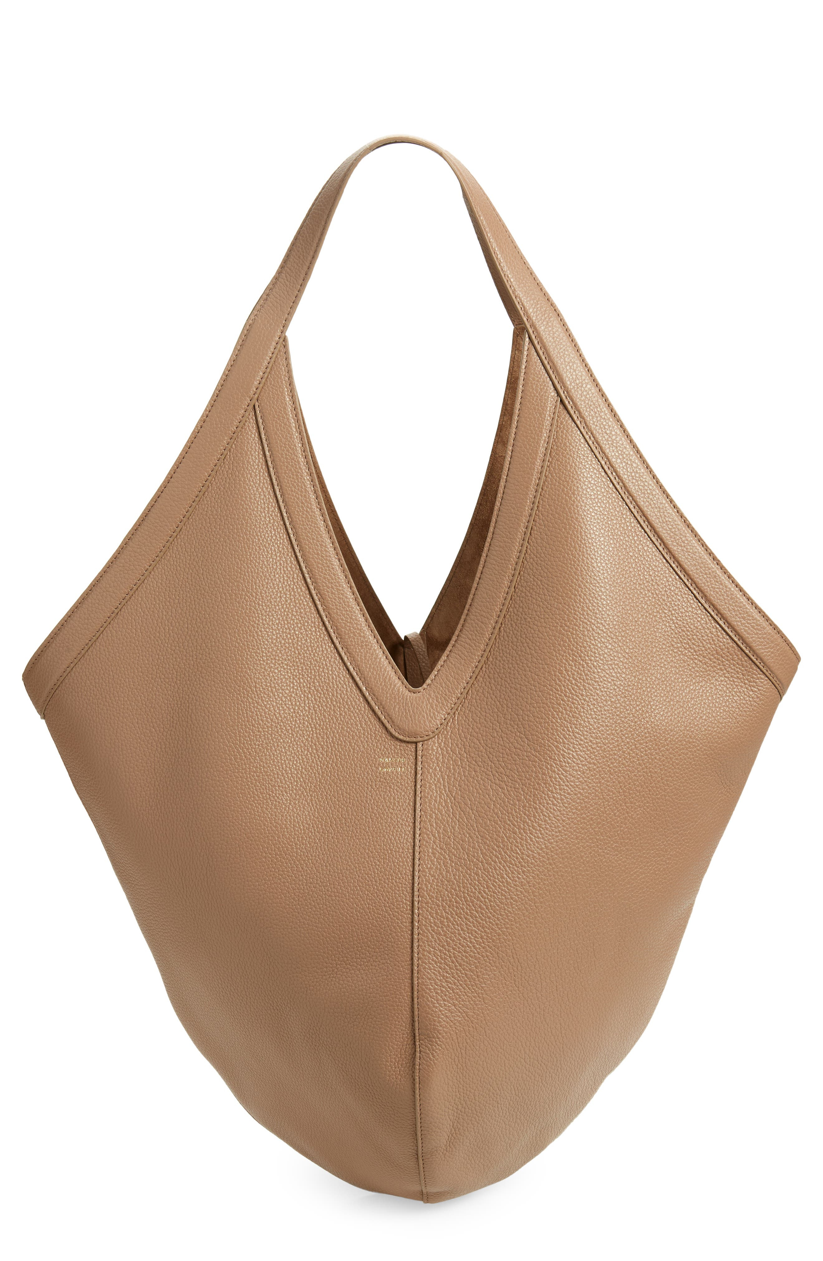 Soft M Leather Hobo Bag - 1