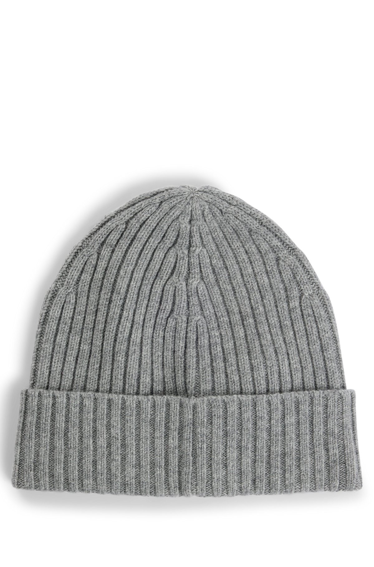 WOOL BEANIE HAT WITH LOGO DETAIL - 2