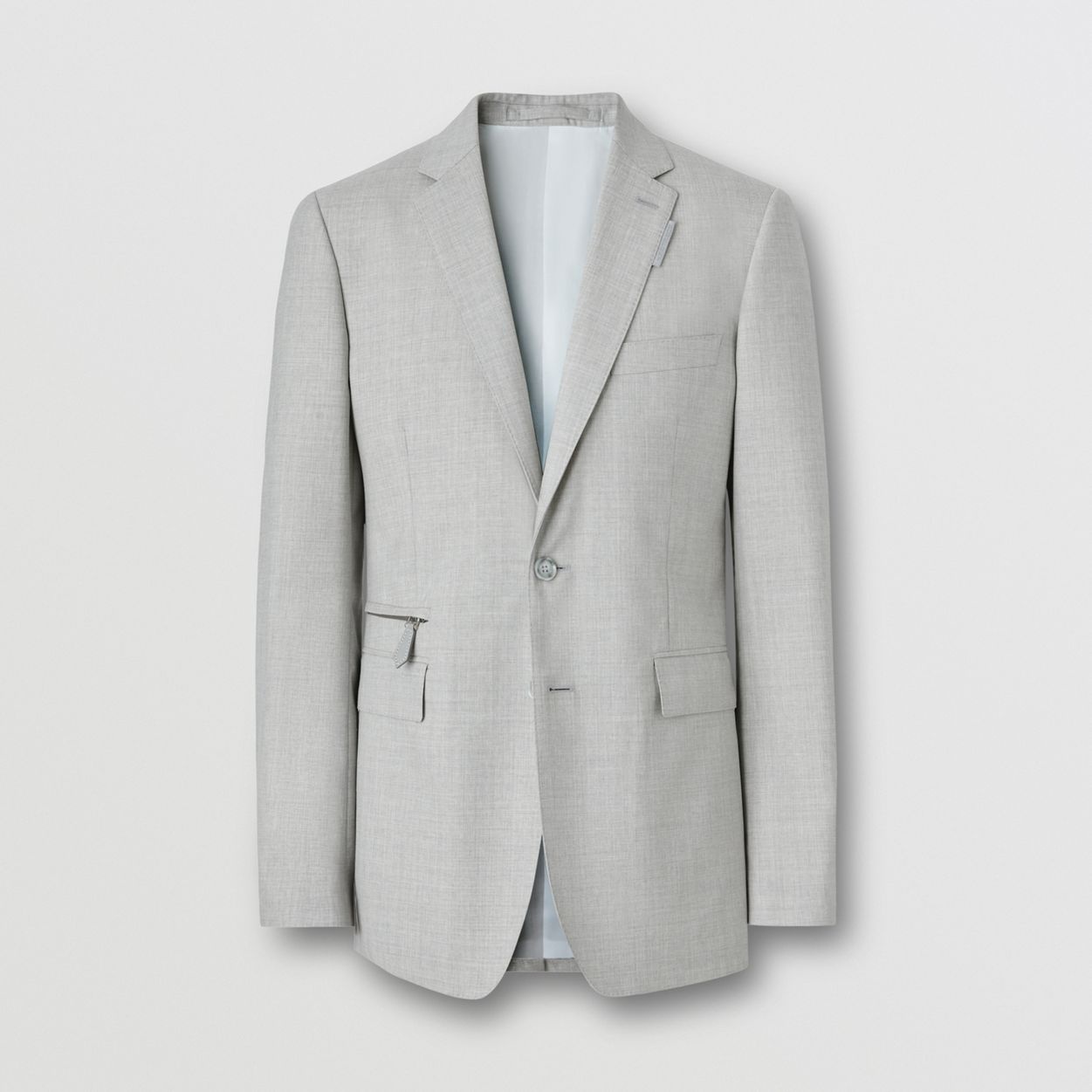 Pocket Detail Wool Tailored Jacket - 1