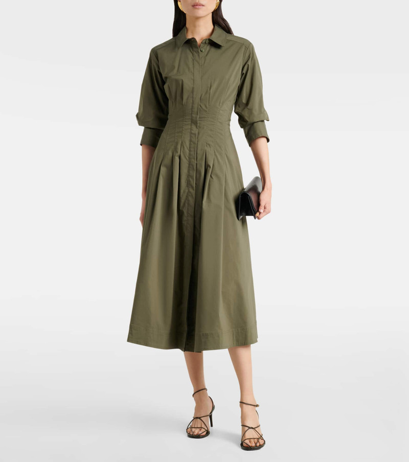 SIMKHAI Jazz cotton-blend poplin shirt dress outlook