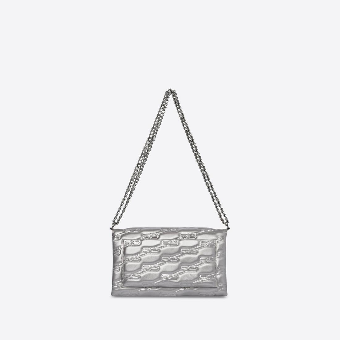 Women's Triplet Medium Bag Bb Monogram  in Silver - 4