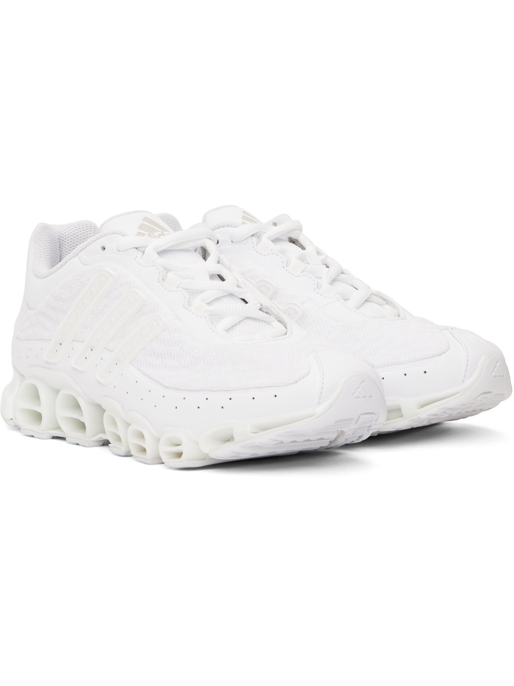 White Megaride Sneakers - 4