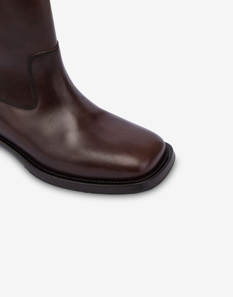 CALFSKIN ANKLE BOOTS 3