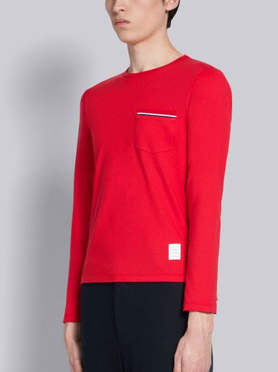 Thom Browne Rwb Pocket Trim Long-Sleeve Tee outlook