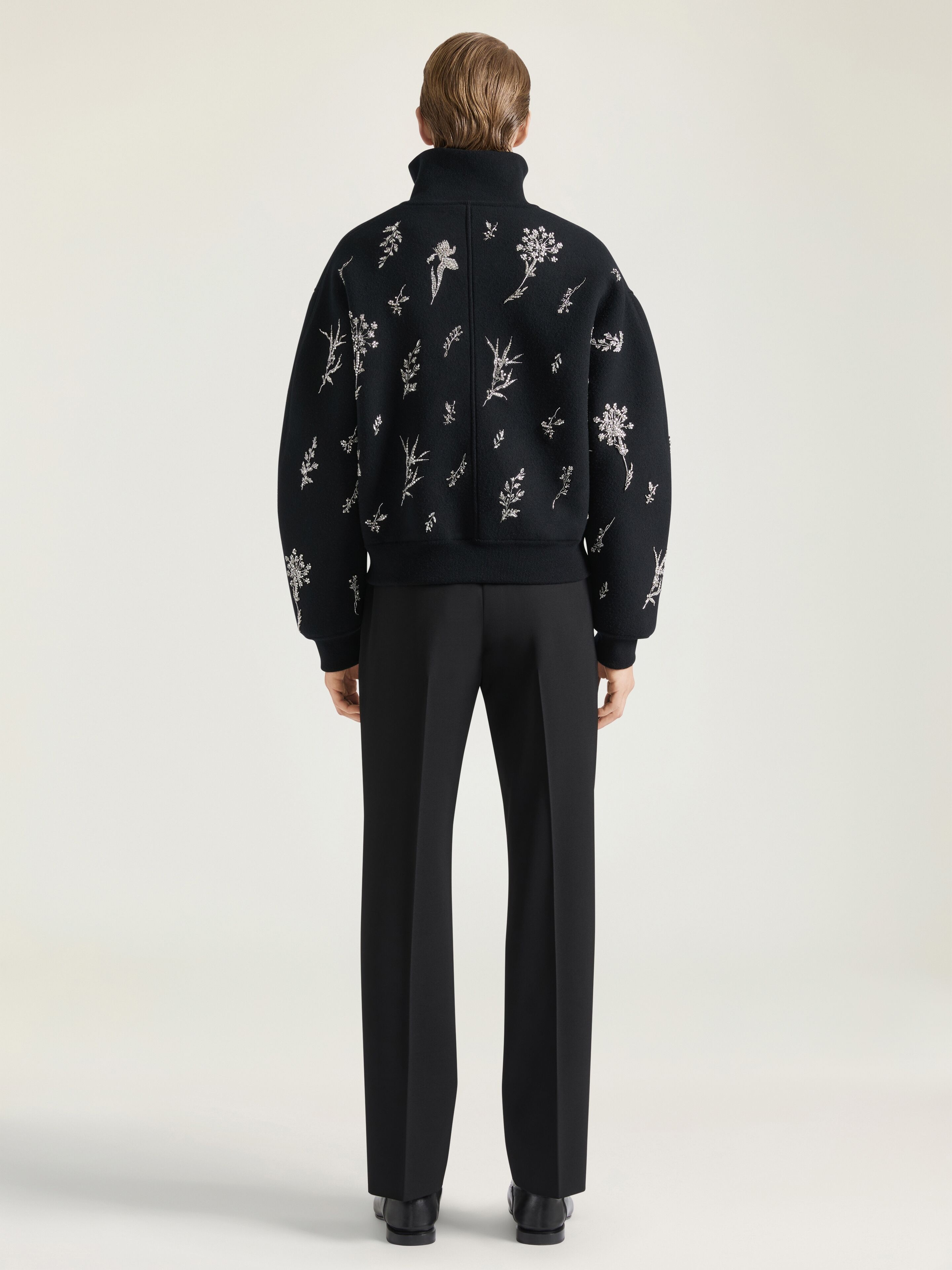 TAILORED PANTS IN WOOL AND MOHAIR - 3