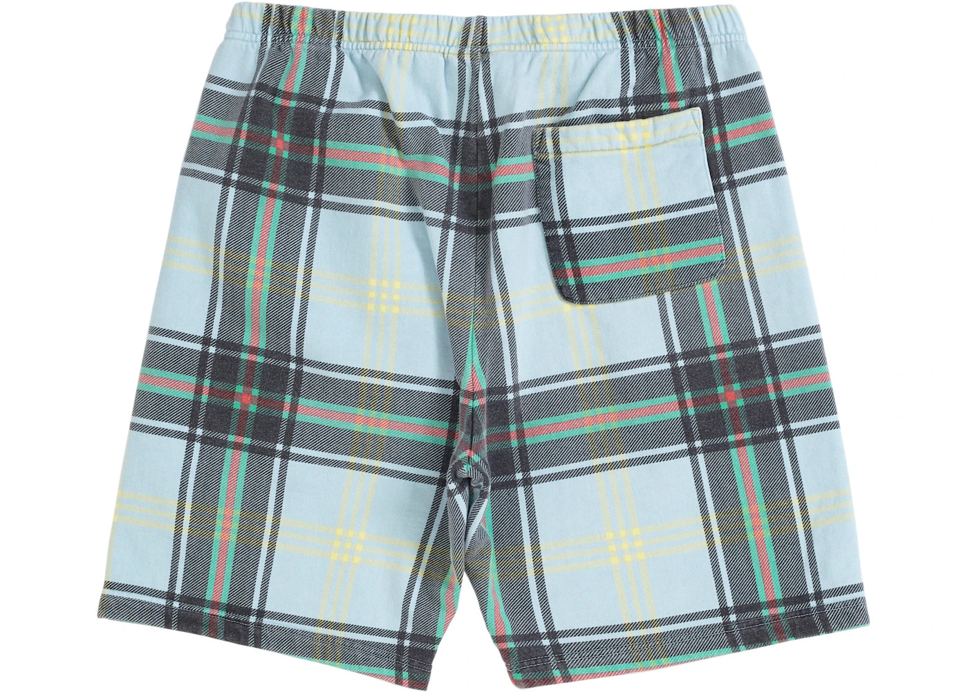 Supreme Plaid Sweatshort Light Blue - 2