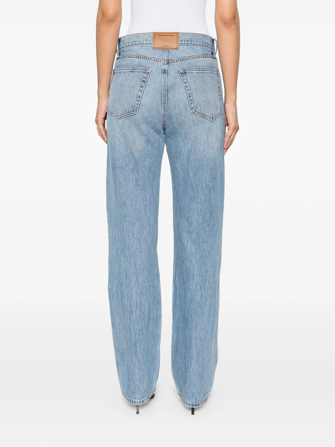 EZ Mid Rise Jean With Mesh Logo - 4
