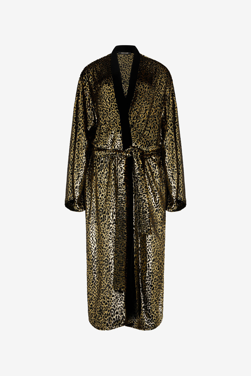 Fil Coupé Leopard Print Coat 1