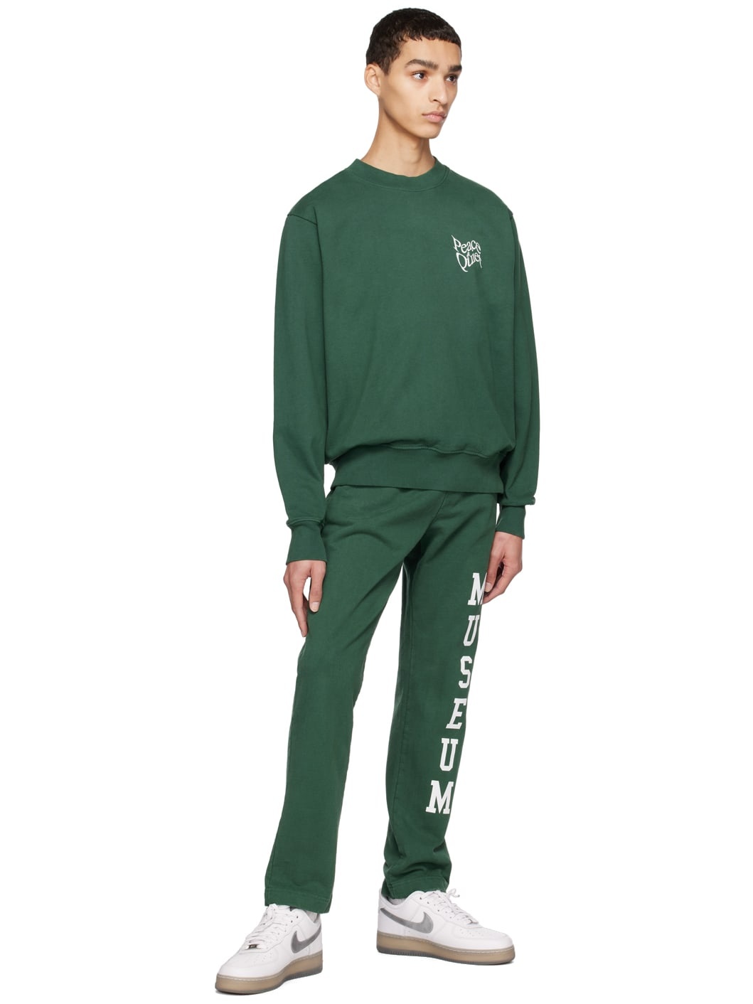 Green Warped Sweatshirt - 4