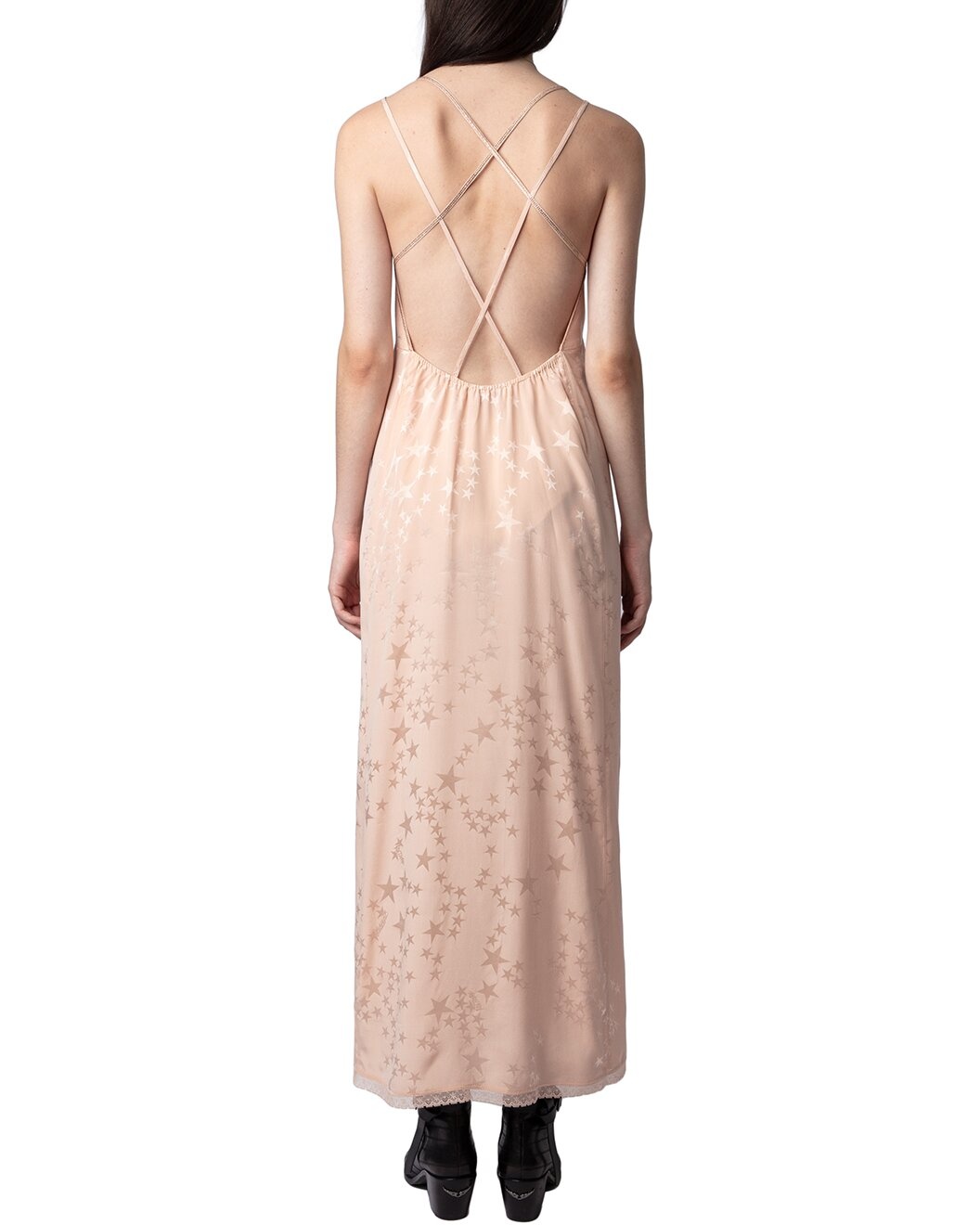 Zadig & Voltaire Rohal Jac Stars Strass Silk Dress - 2