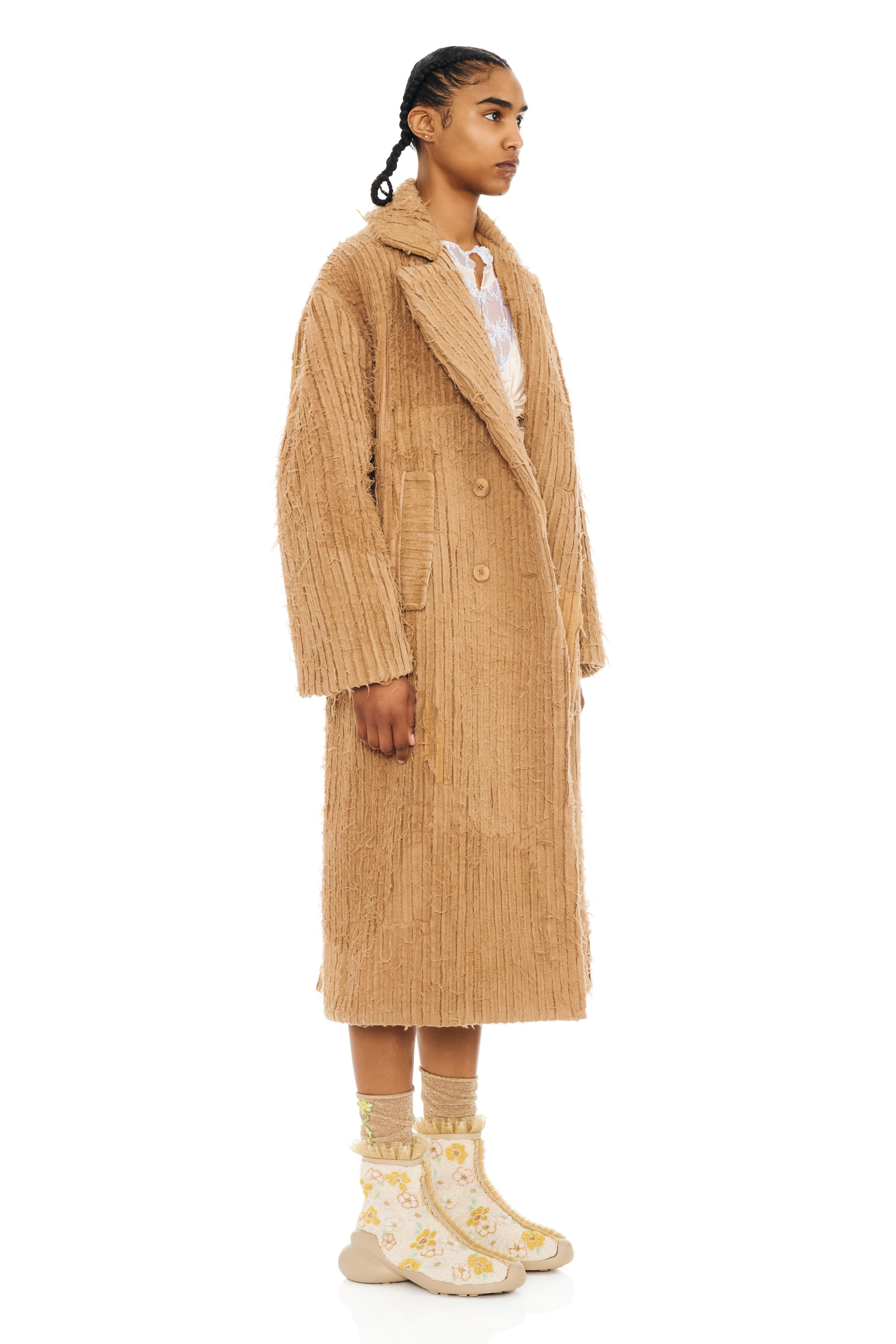 CAMEL PAW PAW COAT - 5