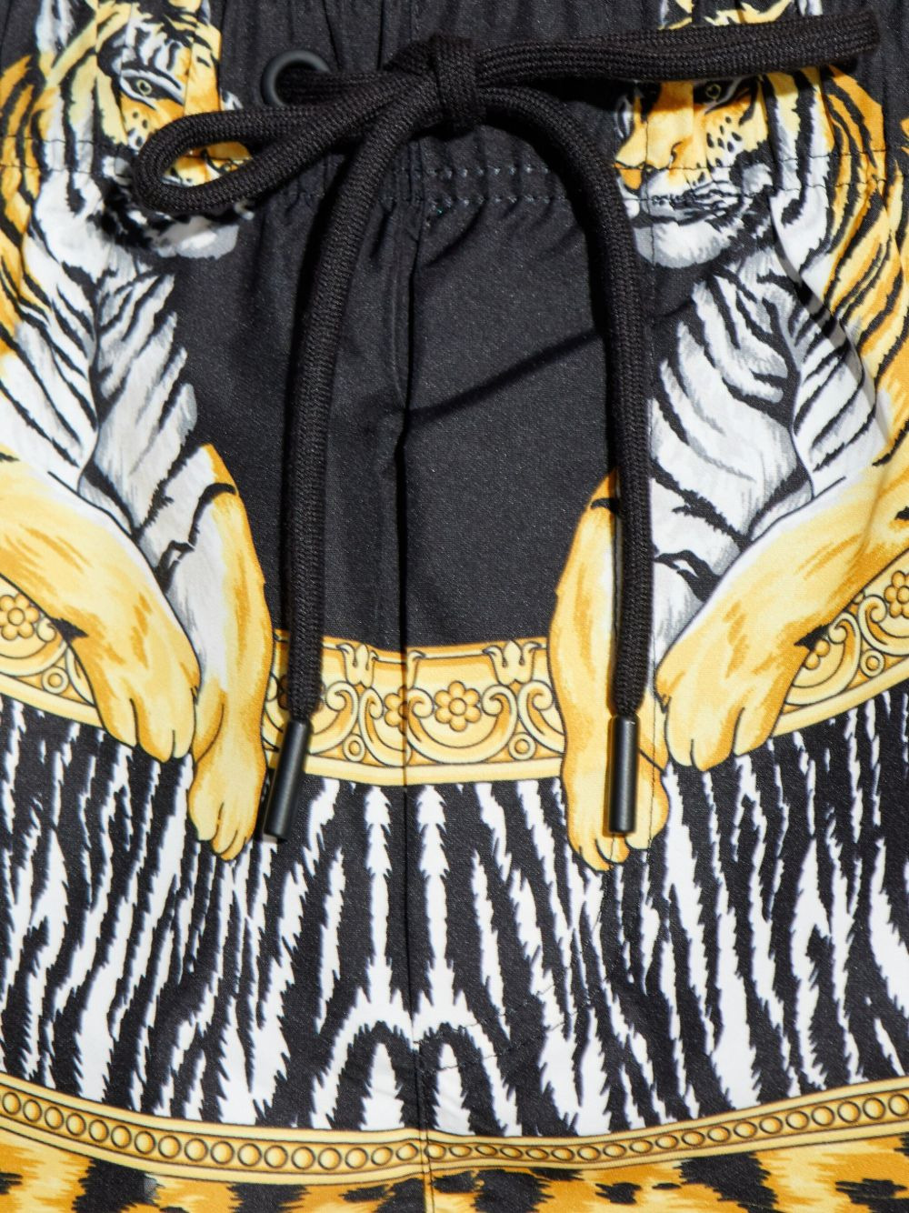 tiger baroque-print swim shorts - 2
