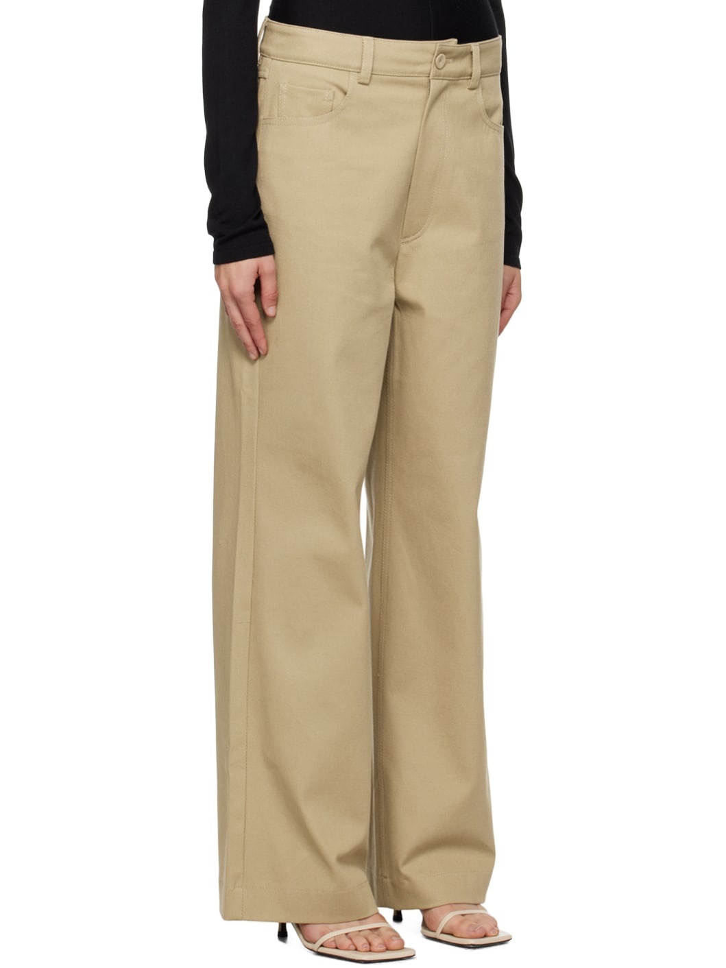 Beige Josine Trousers - 2