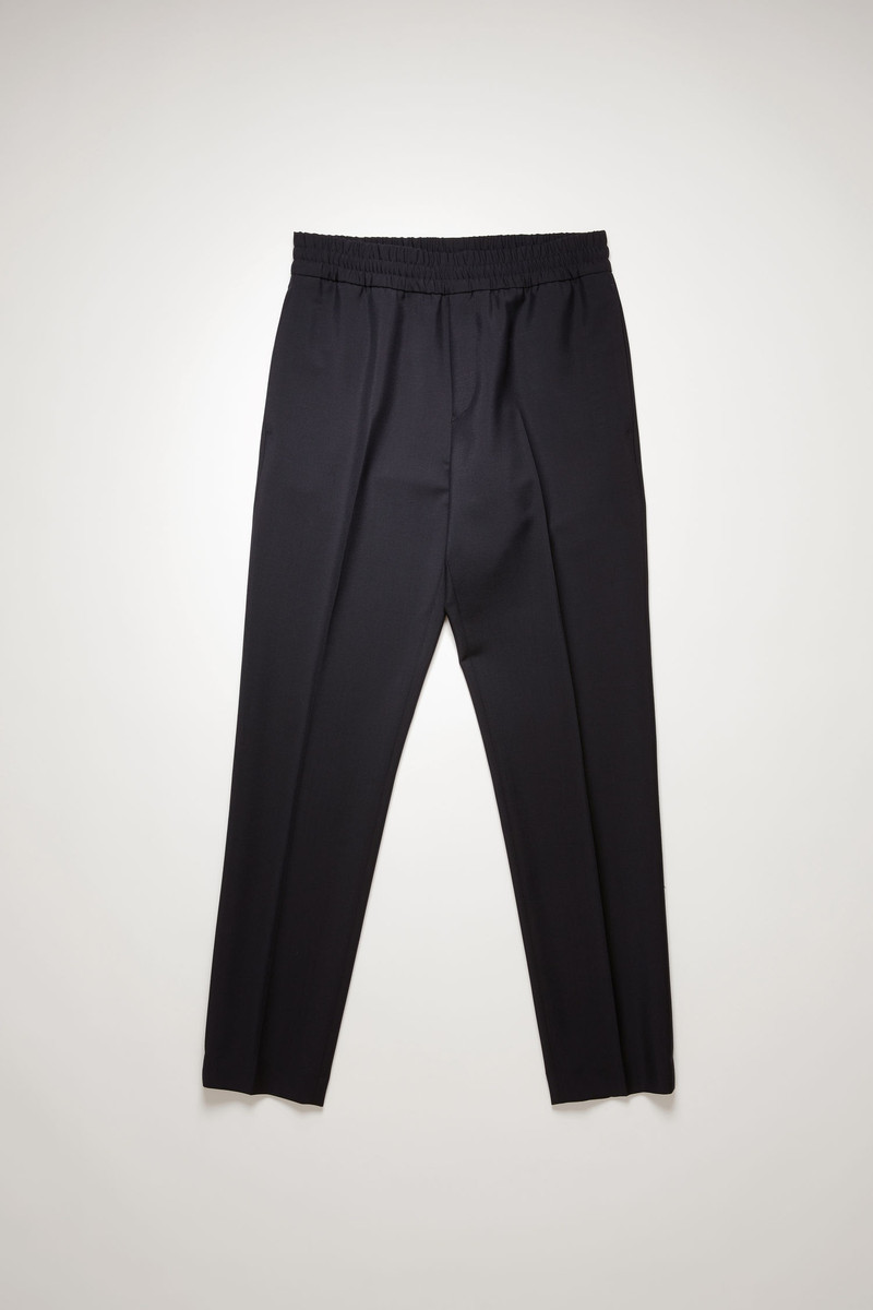 Slim-fit suit trousers navy blue 4