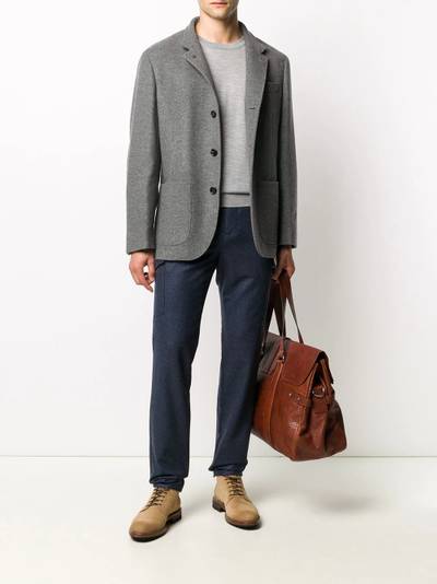 Brunello Cucinelli plain crew-neck pullover outlook