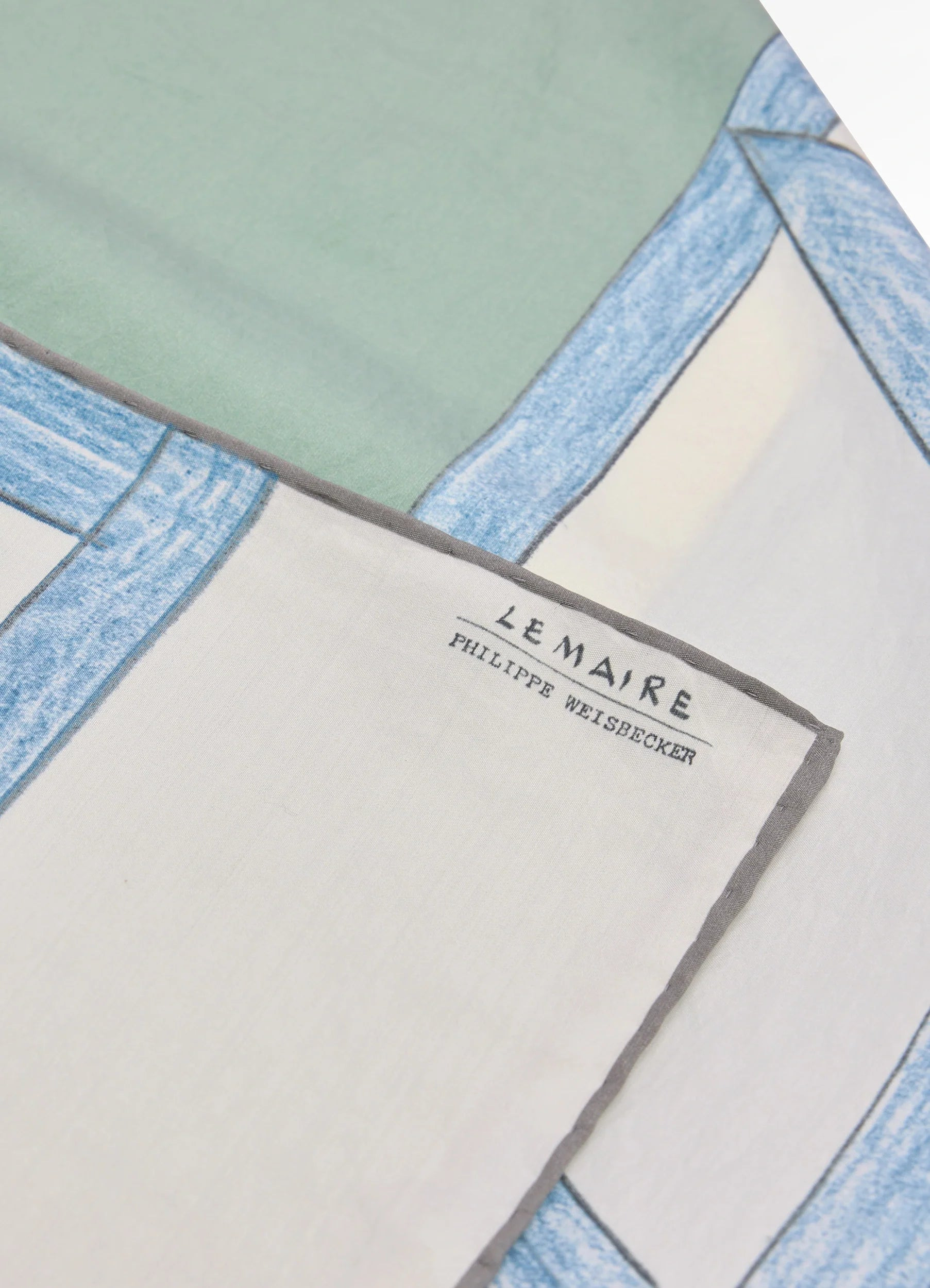 PHILIPPE WEISBECKER SILK SQUARE 60 BLUE CHAIR - 5
