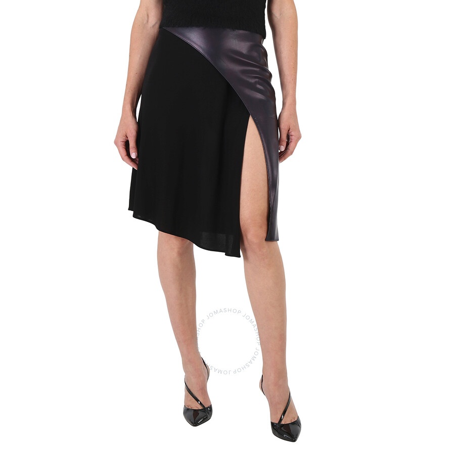 Atlein Ladies Mixed Jersey Bias Cut Midi Skirt - 3