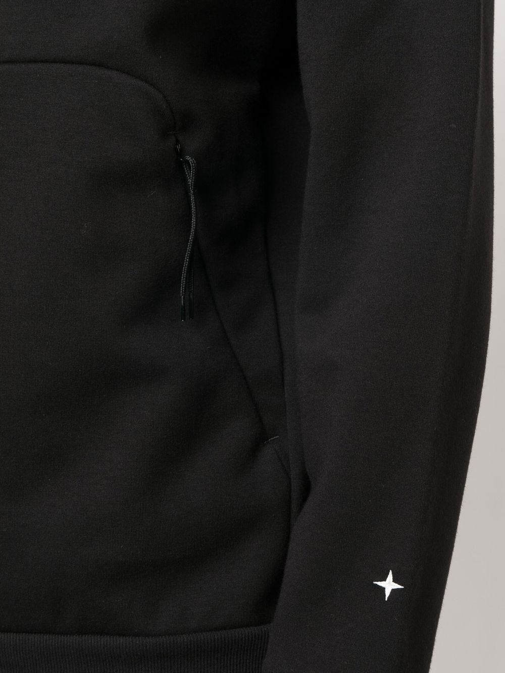 Compass-embroidered hoodie - 5