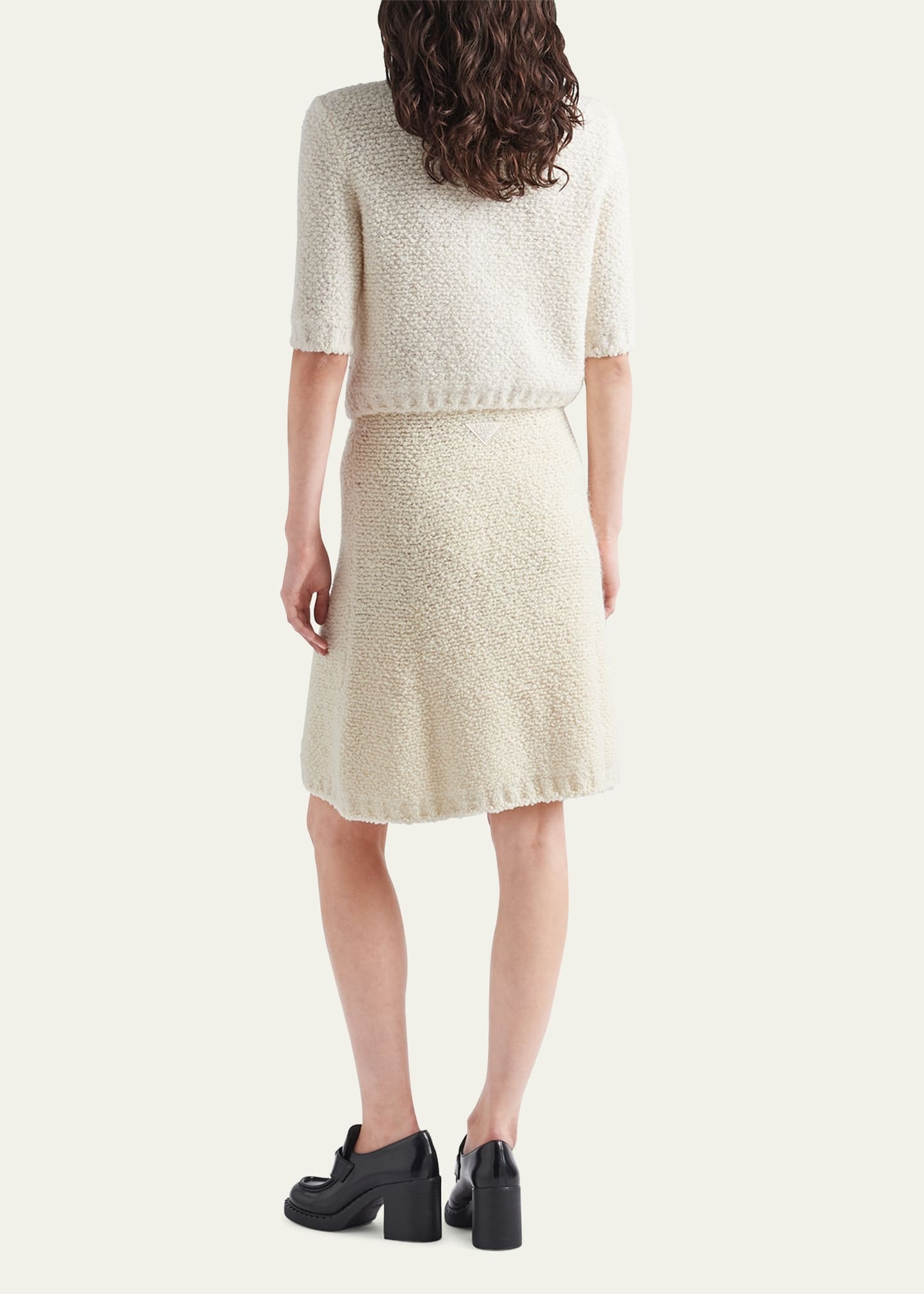 Wool Boucle Skirt - 3