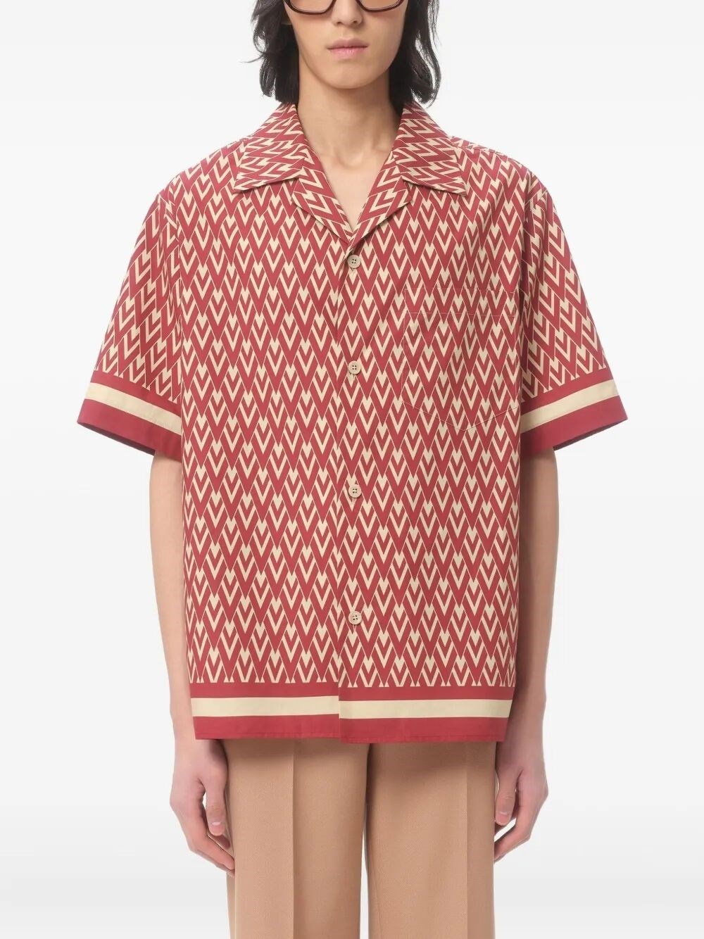 `Toute La V` Bowling Shirt - 3