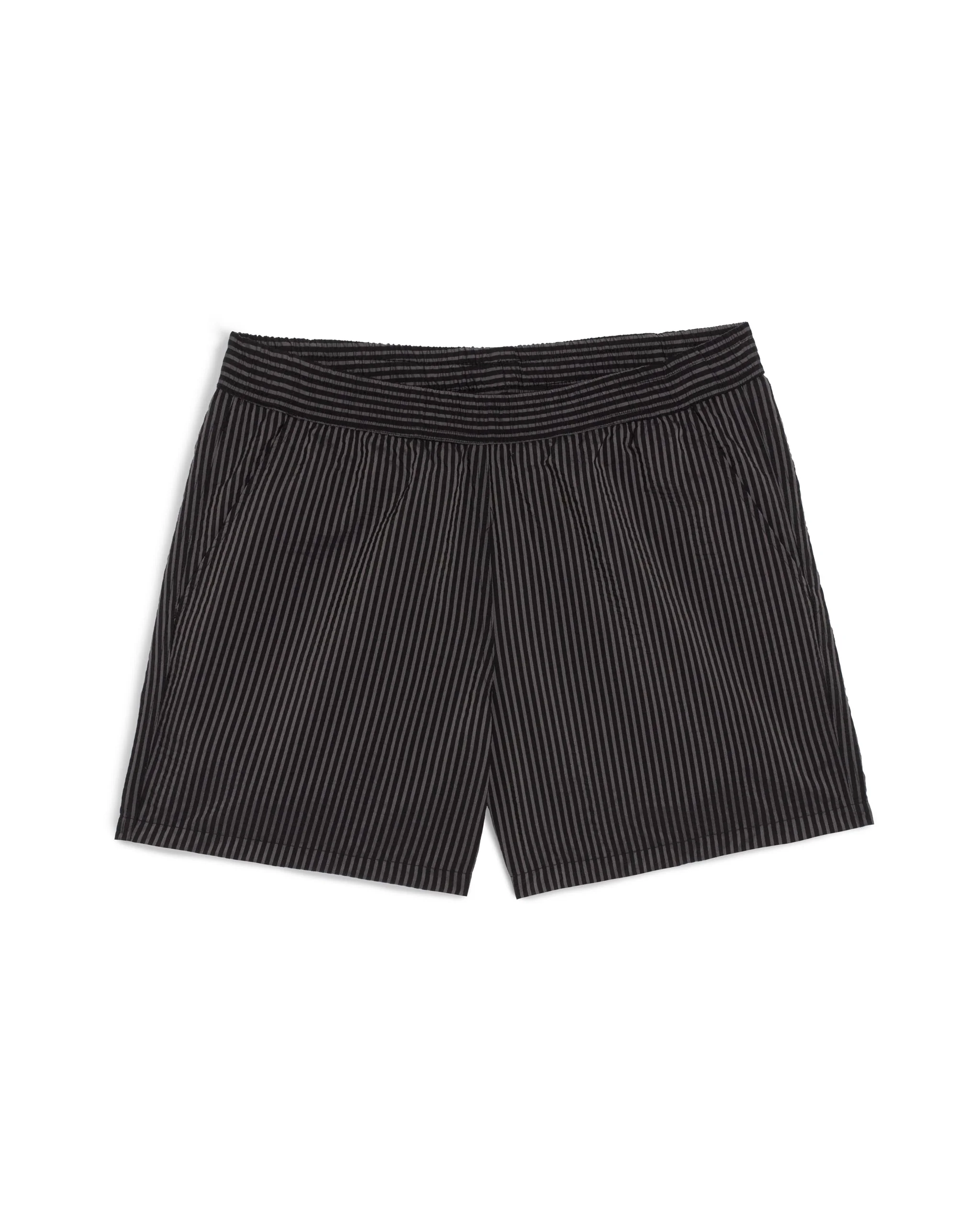 Black Seersucker Modern Trunk - 1