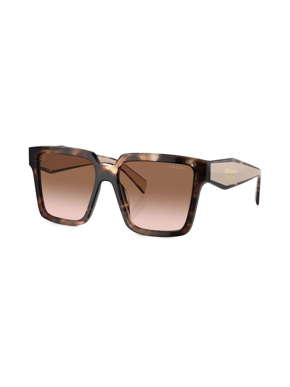 tortoiseshell-frame gradient sunglasses - 2