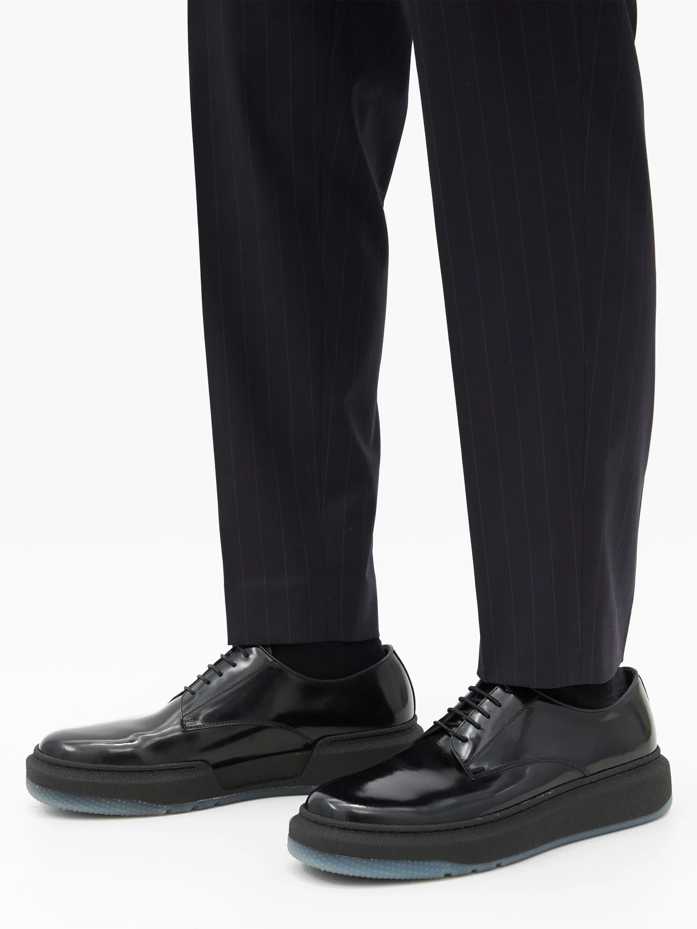 Soane technical-sole patent-leather brogues - 3