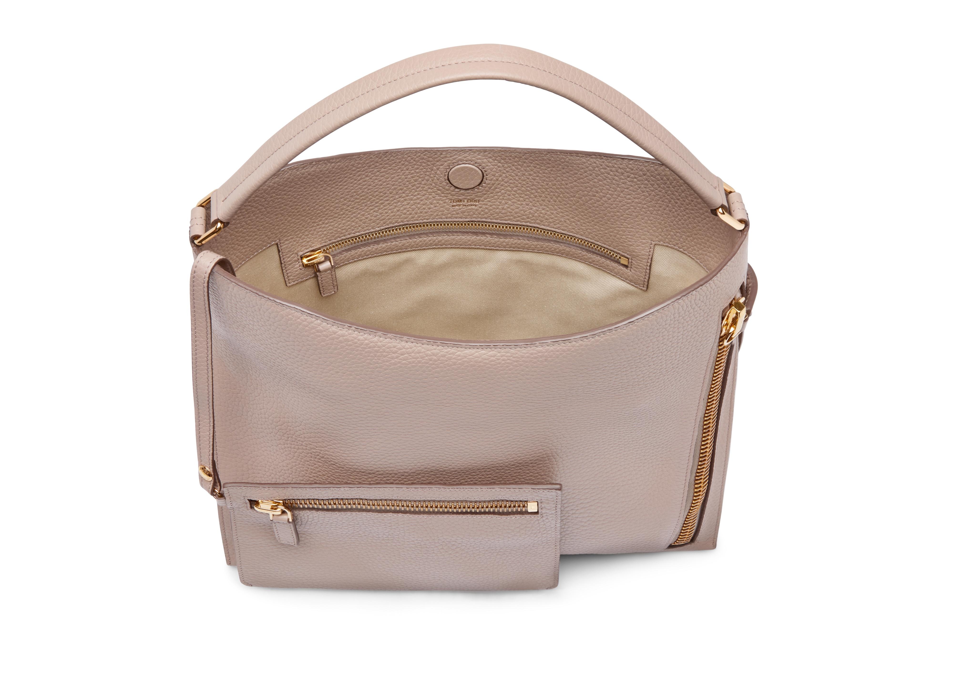 GRAIN LEATHER SMALL ALIX HOBO - 4