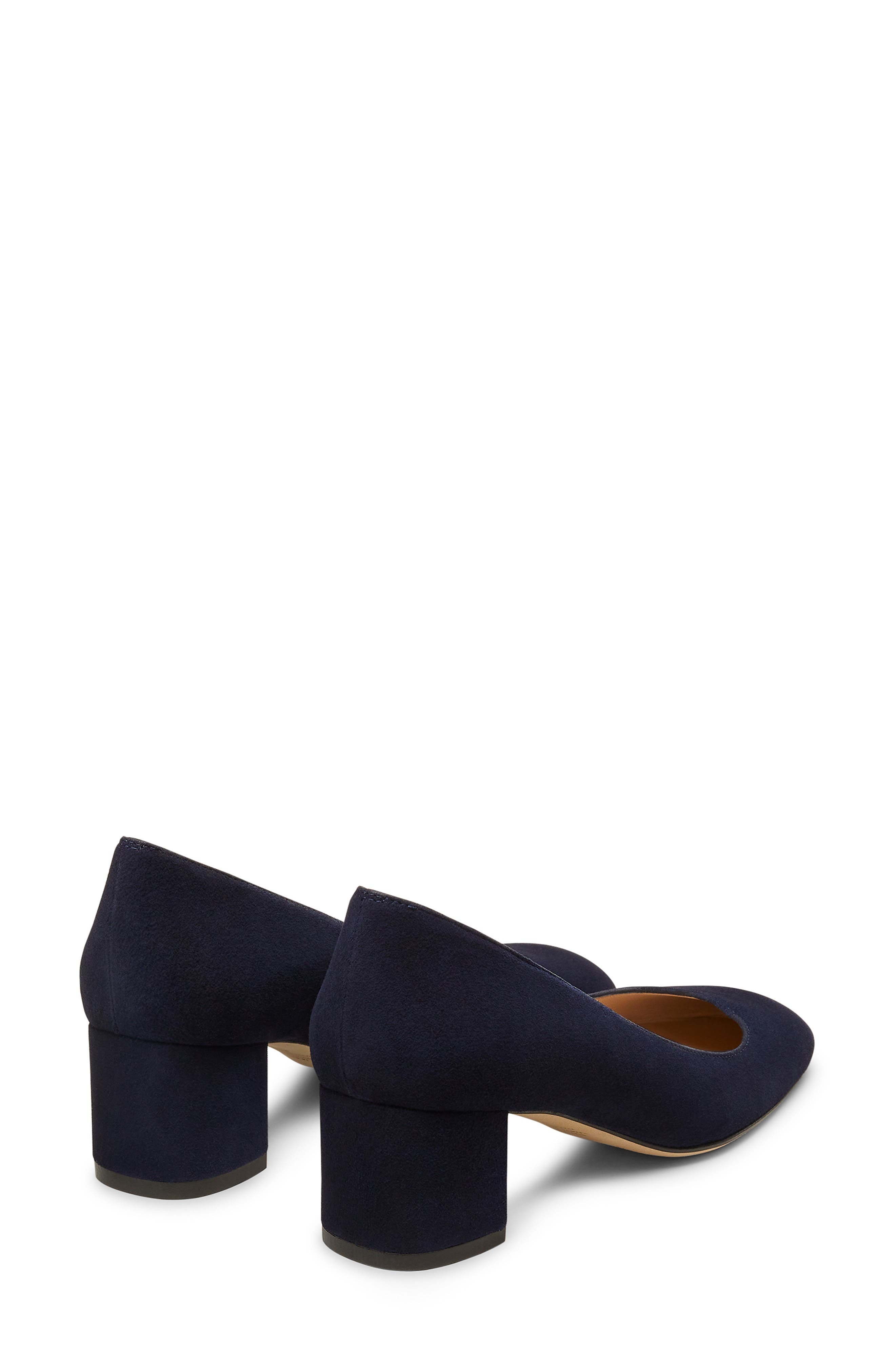 Stuart Weitzman Maeve Block Heel Pump in Nice Blue at Nordstrom - 2