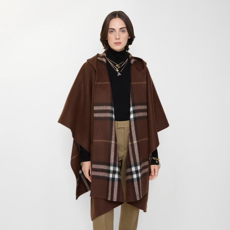 Burberry Cashmere Hooded Cape outlook