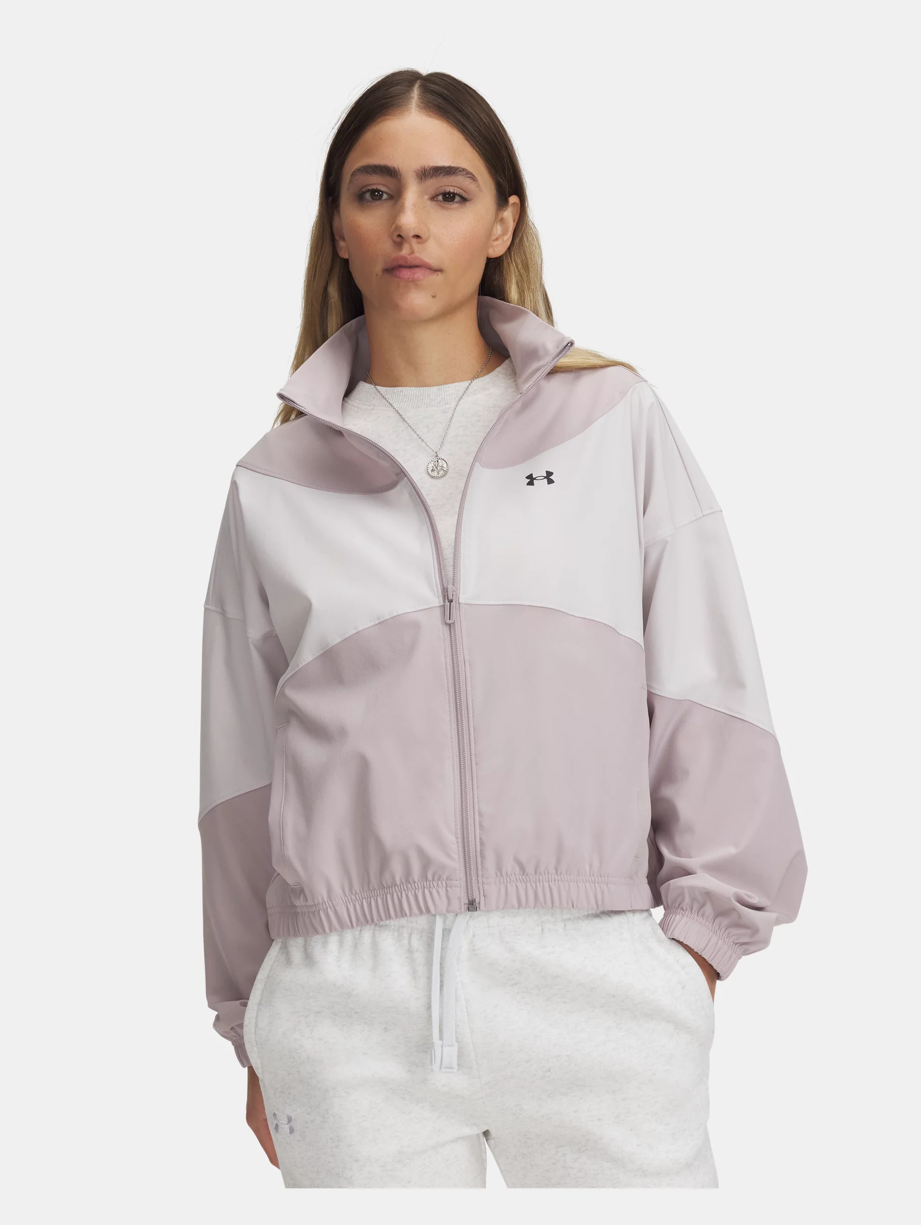 Women's UA Rival Woven Jacket - 1