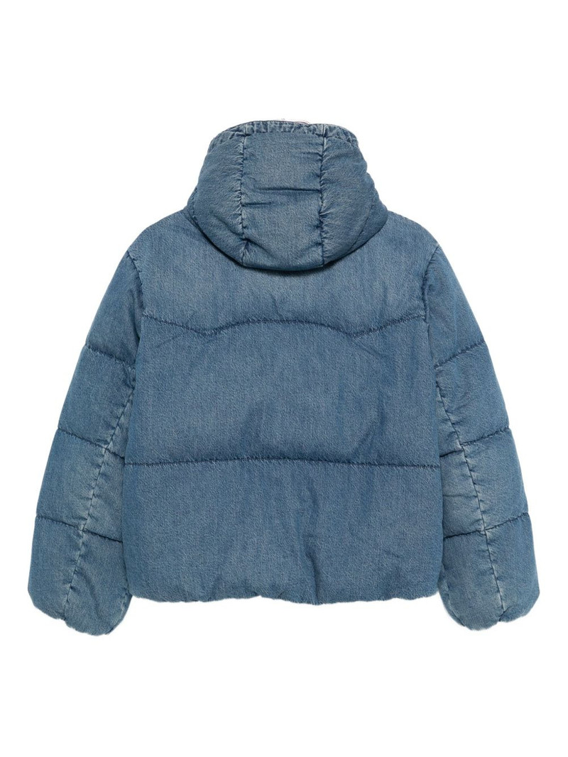 Levi's hooded puffer jacket outlook