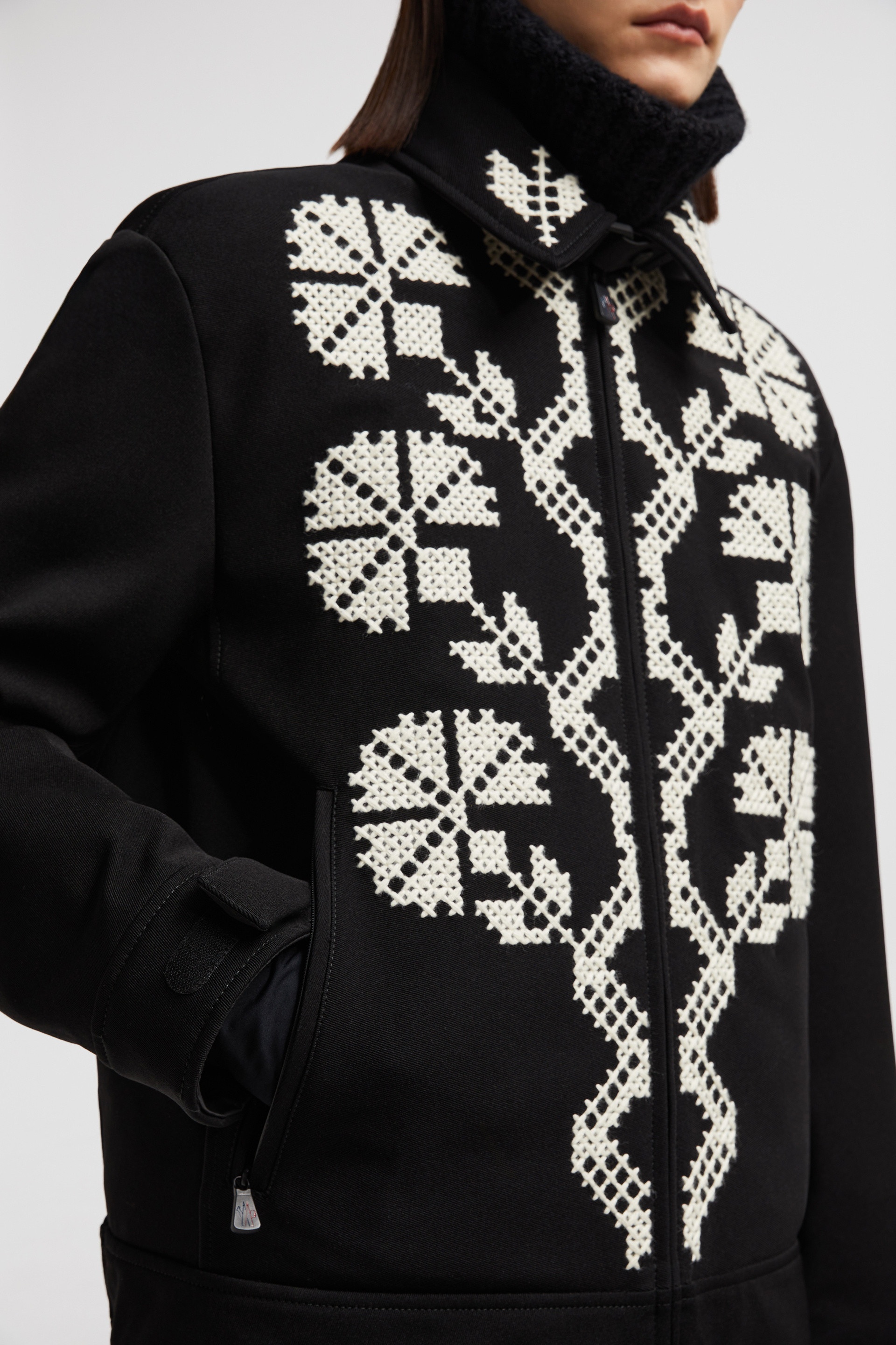 Pers Embroidered Down Ski Jacket - 9