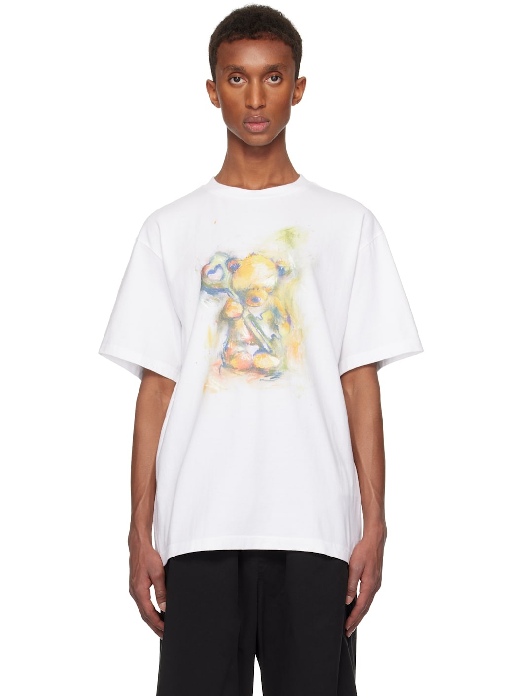 White Teddy Bear T-shirt - 1