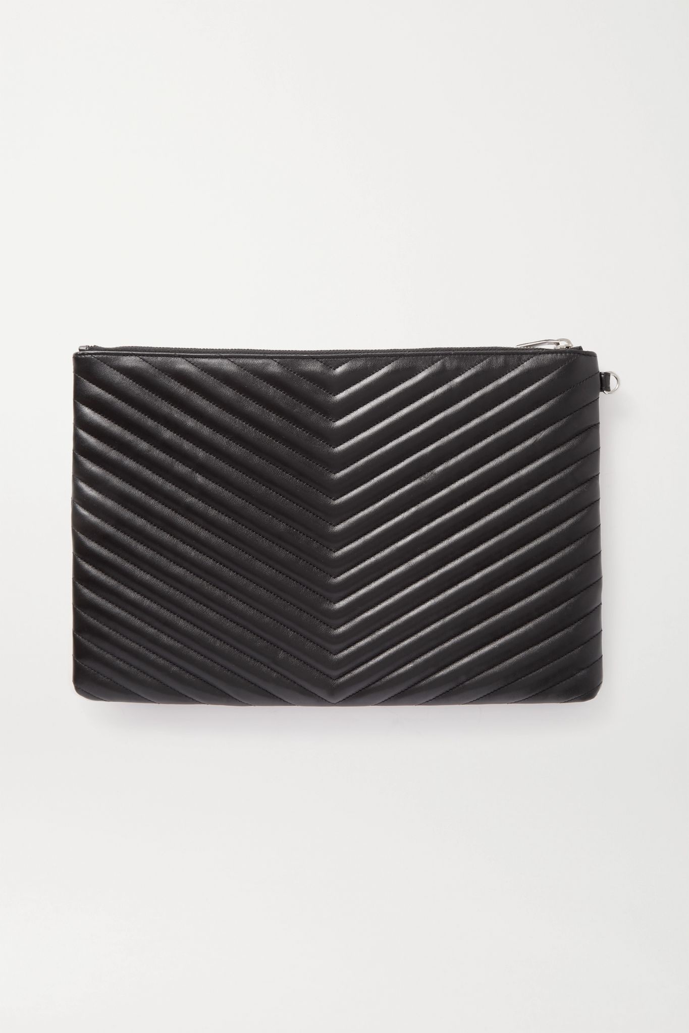 Quilted leather pouch - 3