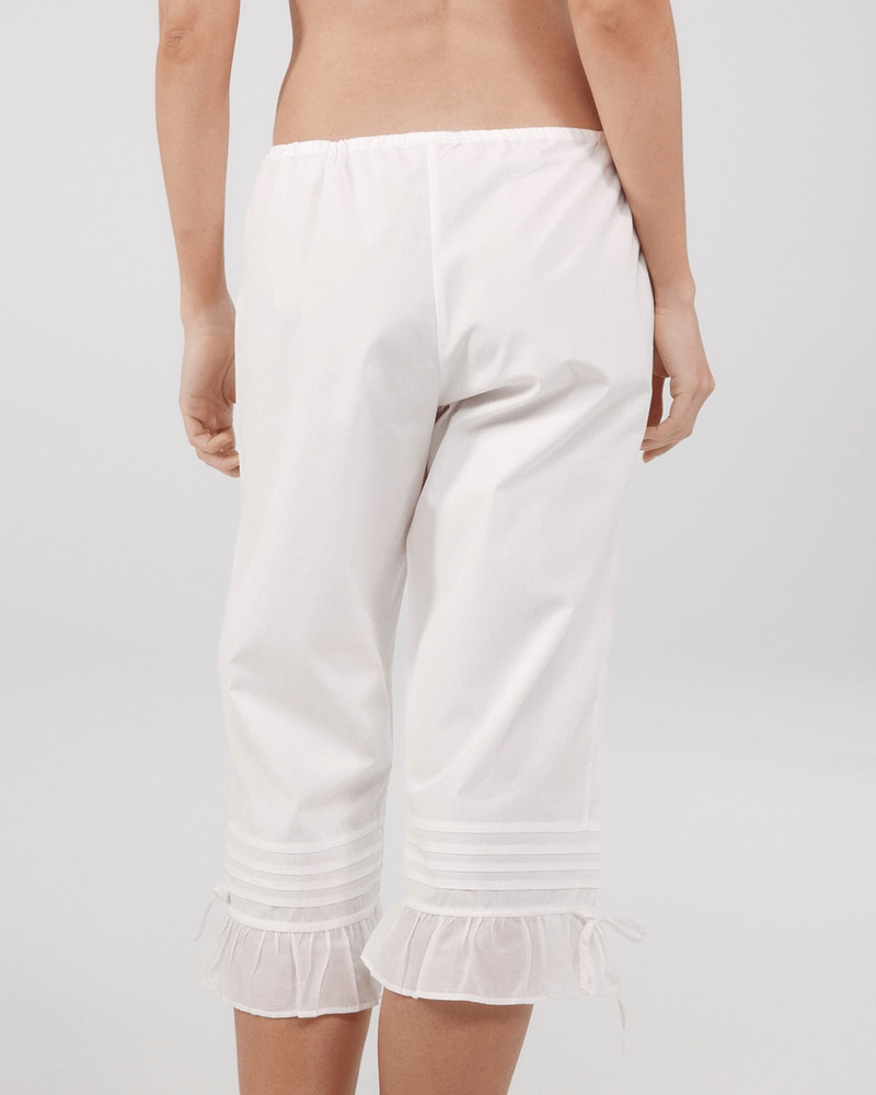 The Pantaloon: White Cotton Voile 6