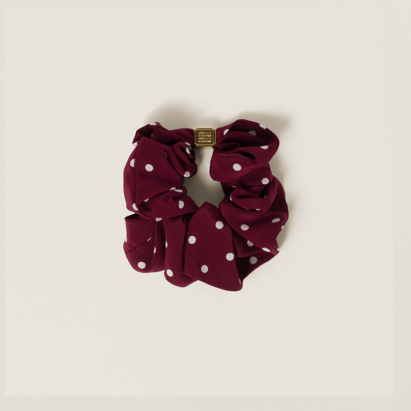 Silk scrunchie 1