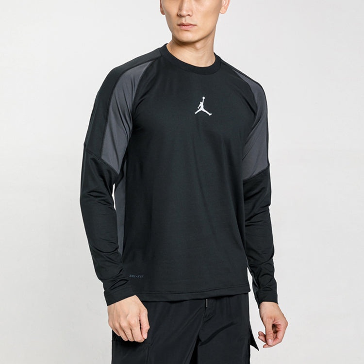 Air Jordan MENS Dri-FIT Long Sleeve Sports Black CV2352-010 - 7