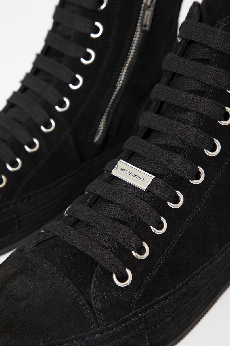 Raven High Top Sneakers Black - 5