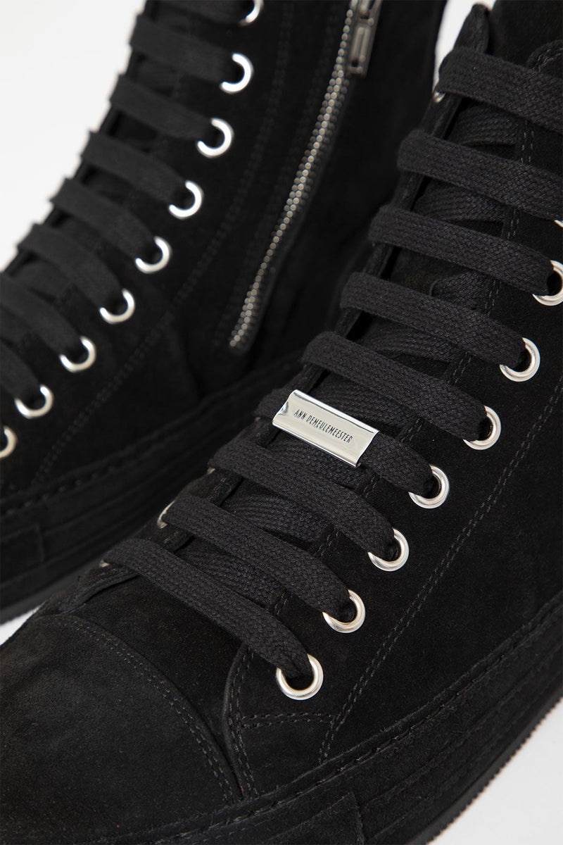 Raven High Top Sneakers Black - 5