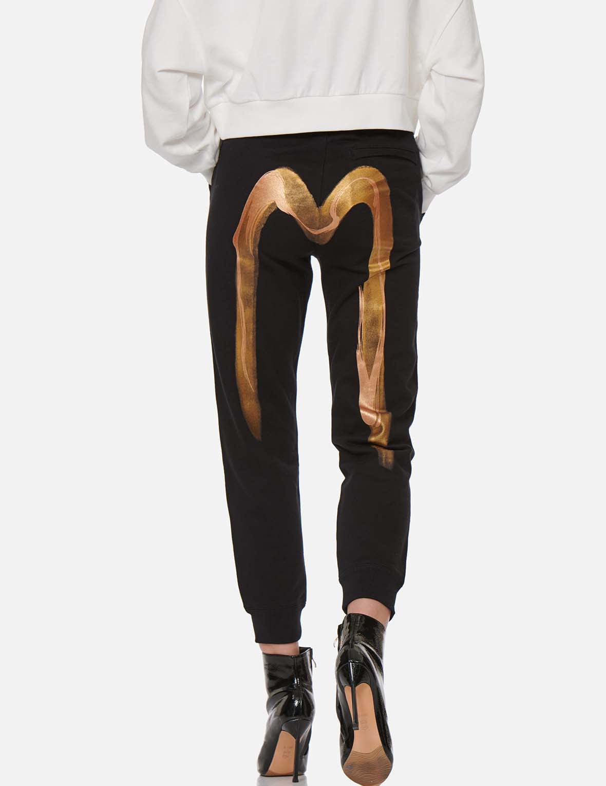 Calligraphy Daicock Foil-print Sweatpants - 3
