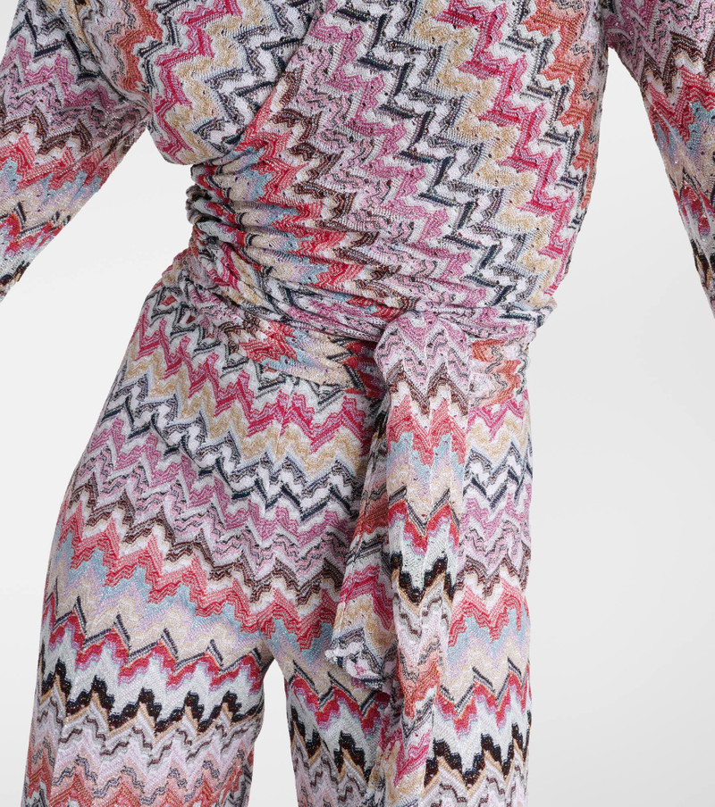Printed lamé jumpsuit 4