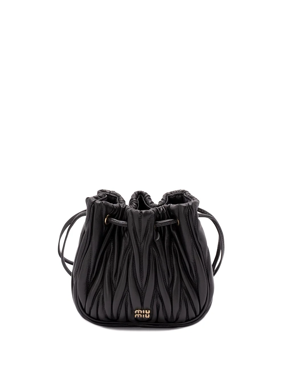 `Matelassé` Nappa Leather Pouch - 1