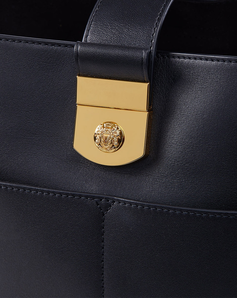 VERONICA BEARD SMALL CREST LOCK BUCKET BAG outlook