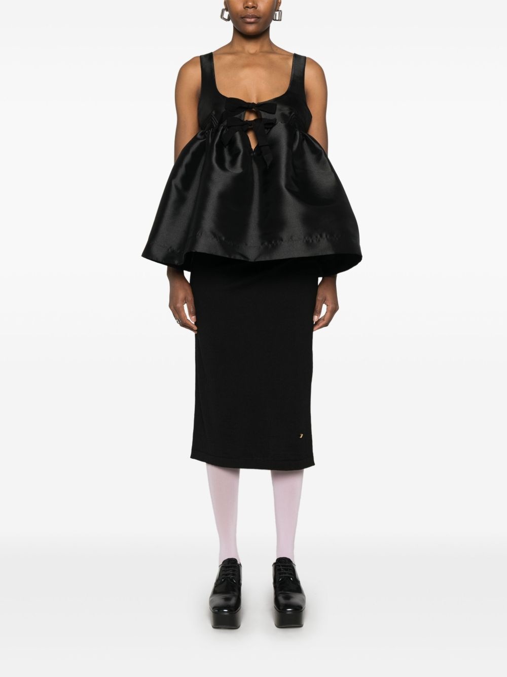 asymmetric midi dress - 2